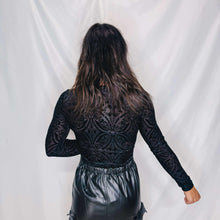 Load image into Gallery viewer, Victorian Mesh Top | BLACK (I33)
