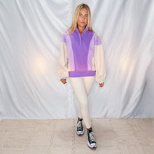 Load image into Gallery viewer, Pop Off Colorblock Pullover | LAVENDER MIX (1 small left)
