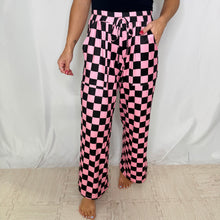 Load image into Gallery viewer, Hattie Checkered Pant | BLACK PINK
