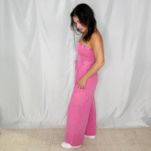Load image into Gallery viewer, Summer Soirée Cargo Jumpsuit | PINK (1 medium &amp; 1 large left)

