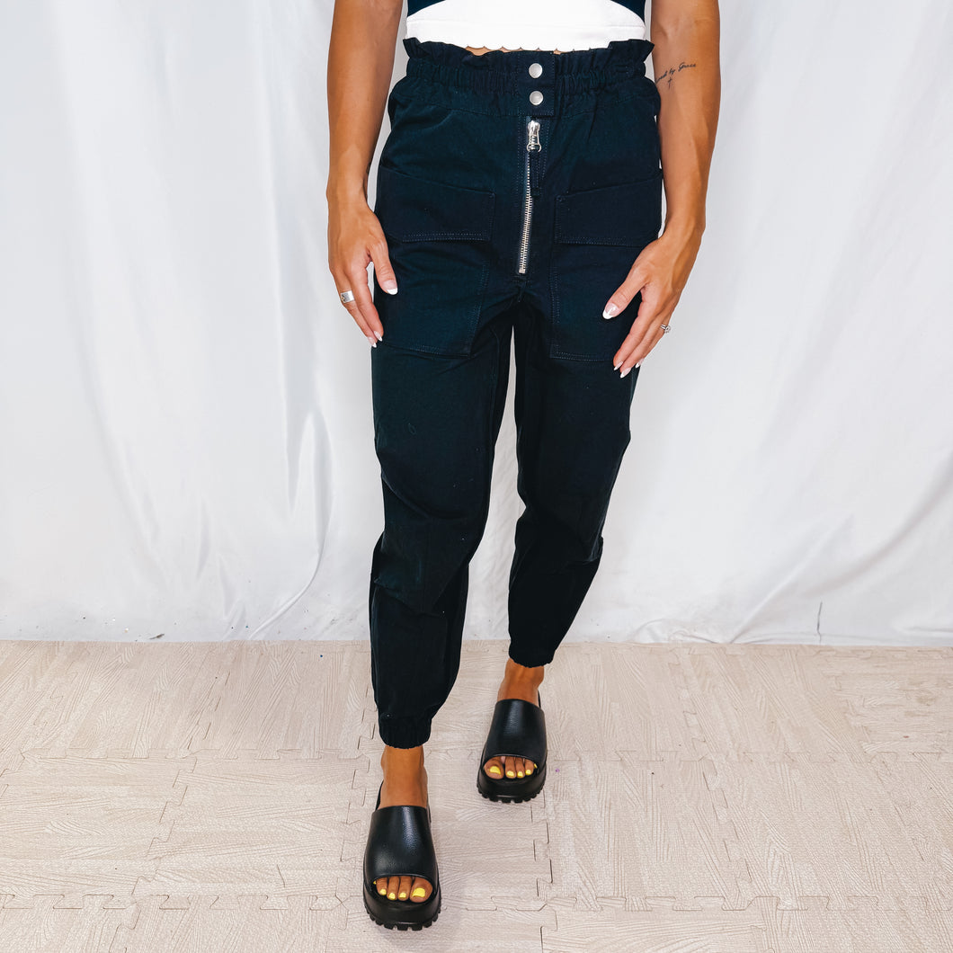 Statement Vibes Pant | BLACK (1 small left)