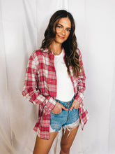 Load image into Gallery viewer, Sweetest Girl Lightweight Flannel | PINK
