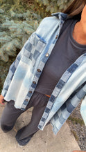 Load image into Gallery viewer, Checked Out Shacket | BLUE
