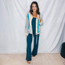 Load image into Gallery viewer, Own the Night Button Up | BLUE MULTI
