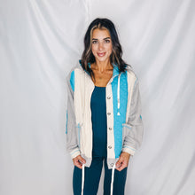 Load image into Gallery viewer, Own the Night Button Up | BLUE MULTI
