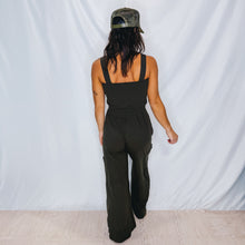 Load image into Gallery viewer, On the Go Cargo Jumpsuit | HUNTER (1 medium &amp; 1 large left)

