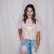 Load image into Gallery viewer, Free Spirit Graphic Tee | ROSE MIX (1 large left)
