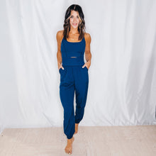 Load image into Gallery viewer, Righteous Active Jumpsuit | NAVY
