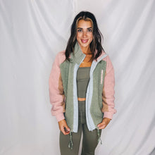 Load image into Gallery viewer, Color Up Sherpa Zip Up | MULTI
