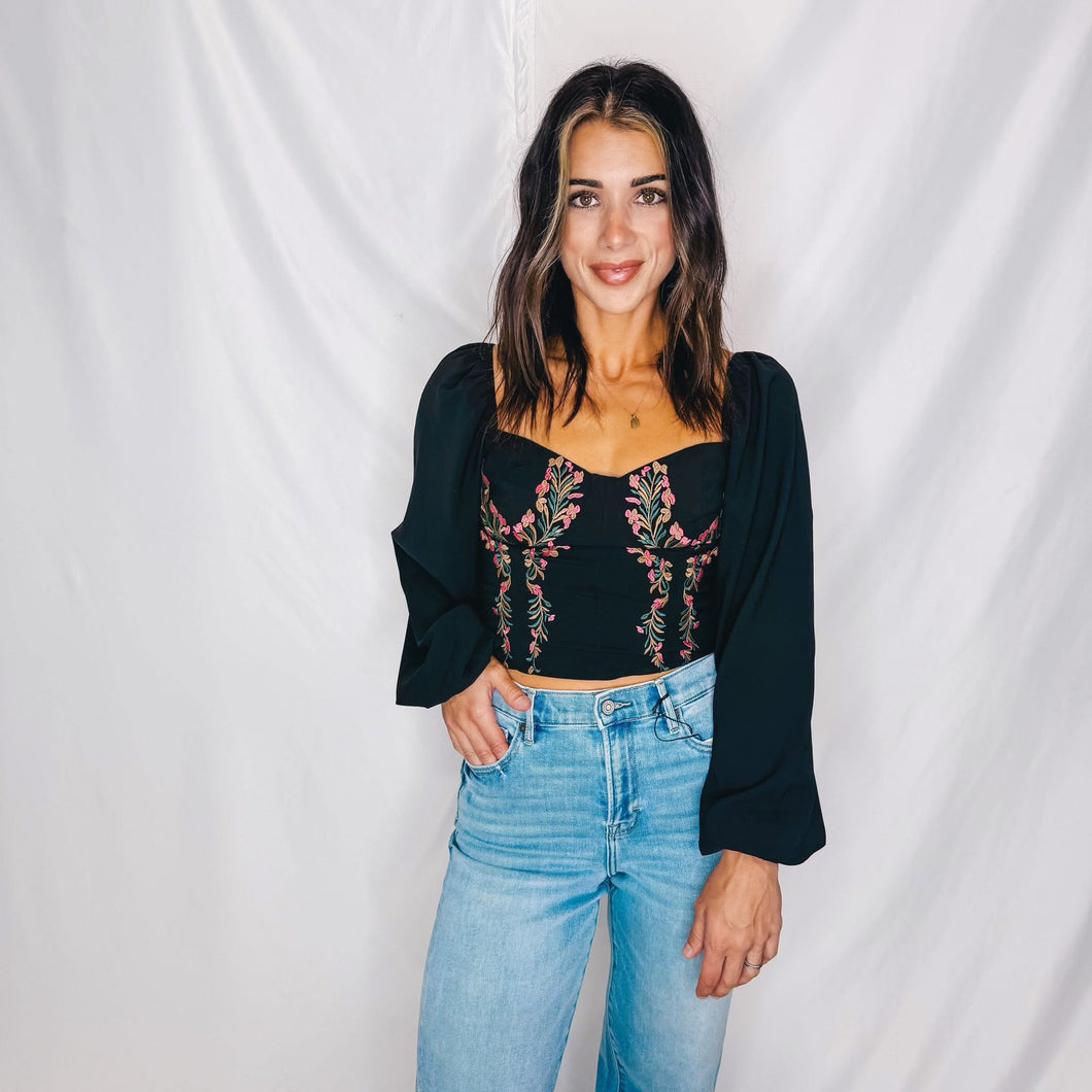 Hidden Gem Blouse | BLACK MIX (1 small & 1 medium left)
