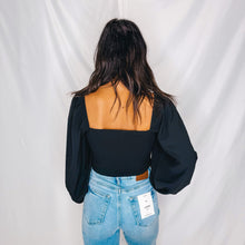 Load image into Gallery viewer, Hidden Gem Blouse | BLACK MIX (1 small &amp; 1 medium left)
