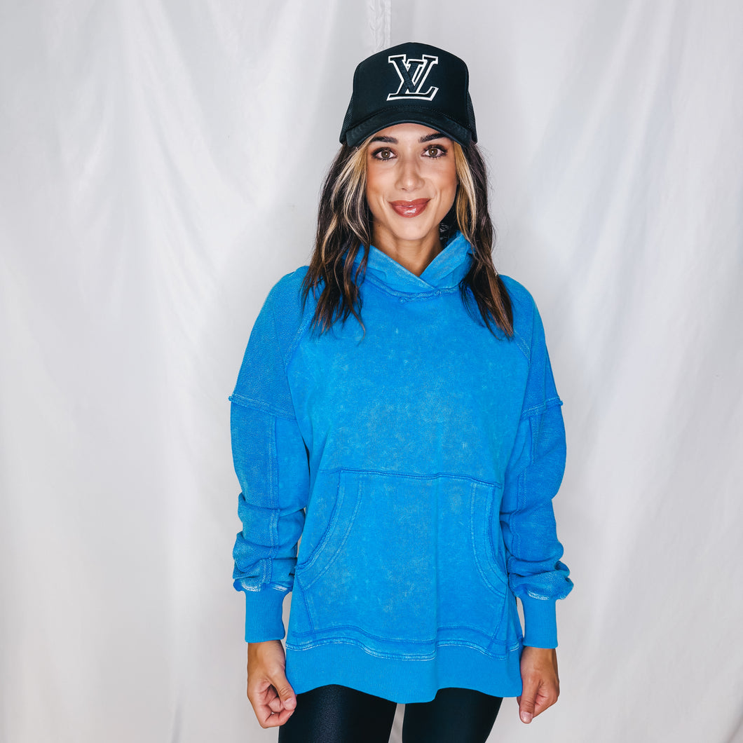 A Cut Above Vintage Hoodie | BLUE