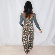 Load image into Gallery viewer, Let’s Get Lost Overalls | CAMO MIX (1 medium &amp; 1 XL left)
