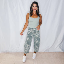 Load image into Gallery viewer, Trap You In Camo Barrel Jeans | MULTI
