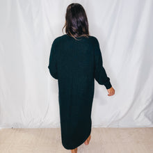 Load image into Gallery viewer, Cozy by the Fire Long Knit Cardigan | BLACK
