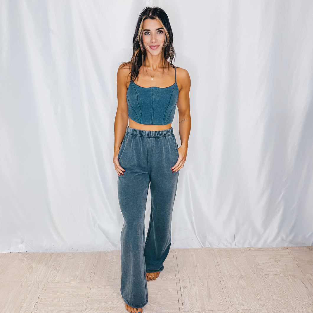 Ease My Mind Set | WASHED BLACK (1 small left)