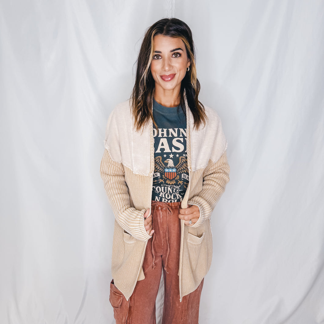 Cozy Mindset Cardigan | TAUPE