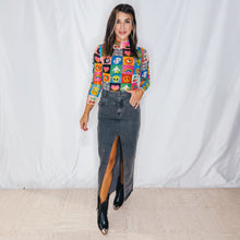 Load image into Gallery viewer, Emoji Pop Mesh Top | MULTI
