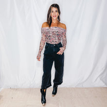 Load image into Gallery viewer, French Gardens Bodysuit | BLACK MIX
