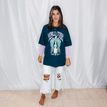 Load image into Gallery viewer, World Tour Graphic Tee | WASHED BLACK MIX
