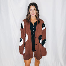 Load image into Gallery viewer, Yin to my Yang Soft AF Cardigan | BROWN MIX (1 L/XL left)
