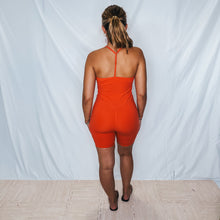 Load image into Gallery viewer, Active Life Romper | BLOOD ORANGE (1 small left)
