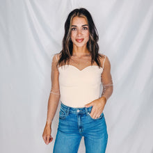 Load image into Gallery viewer, Beautiful Perfection Pearl Studded Bodysuit | IVORY (1 large left)
