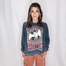 Load image into Gallery viewer, Led Zeppelin Vintage Crewneck | WASHED BLACK (1 XS, 1 small, 1 medium left)
