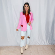 Load image into Gallery viewer, Be Mine Blazer | PINK RED (1 small &amp; 1 large left)
