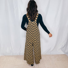 Load image into Gallery viewer, Rebel Woman Overalls | BEIGE BLACK (1 medium &amp; 1 large left)

