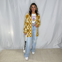 Load image into Gallery viewer, Check Her Out Cardigan | MUSTARD MIX
