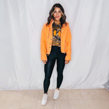 Load image into Gallery viewer, Power Move Sherpa Button Up | ORANGE (1 small &amp; 1 medium left)
