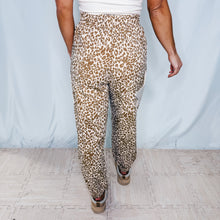 Load image into Gallery viewer, Fiercely Starry Eyed Joggers | LEOPARD (1 large &amp; 1 XL left)
