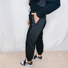 Load image into Gallery viewer, Lounging in Style Hooded Set | BLACK (1 small left)
