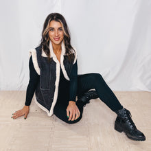 Load image into Gallery viewer, Stuck in Colder Weather Vest | BLACK (1 small, 1 medium, 1 large left)
