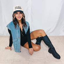 Load image into Gallery viewer, The Must Have Vest | DENIM (I13)(1 medium &amp; 1 large left)
