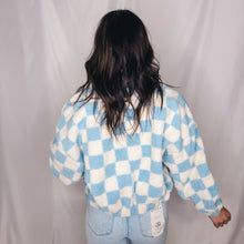 Load image into Gallery viewer, Checkmate Sherpa | BLUE (1 medium &amp; 1 large left)
