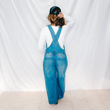 Load image into Gallery viewer, Good Luck Barrel Overalls | MEDIUM WASH (1 small left)
