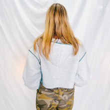 Load image into Gallery viewer, Exposed Stitch Hoodie | LIGHT GREY MIX
