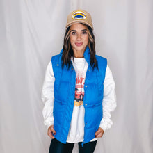 Load image into Gallery viewer, Puff it Up Vest | BLUE
