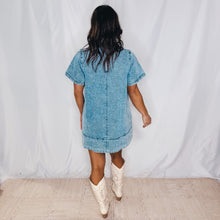 Load image into Gallery viewer, Harlow Dress | DENIM (1 small &amp; 1 large left)
