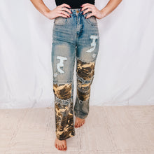 Load image into Gallery viewer, Distressed Camo Denim | MULTI
