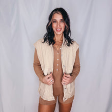 Load image into Gallery viewer, Not Your Average Girl Ribbed Romper | TAUPE
