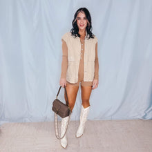 Load image into Gallery viewer, Must Have Denim Vest | KHAKI
