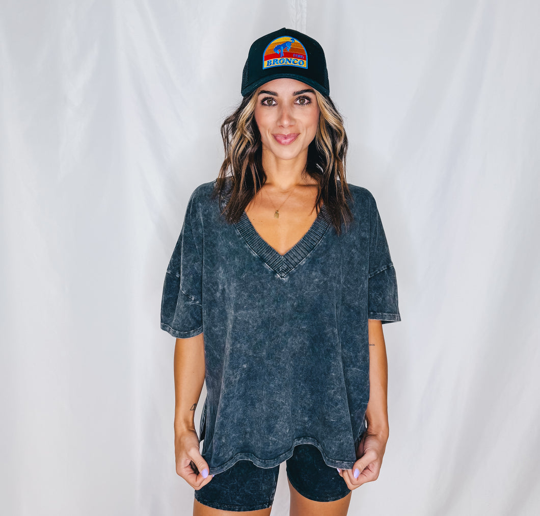Sweet Summertime Set | WASHED BLACK (1 large & 1 XL left)