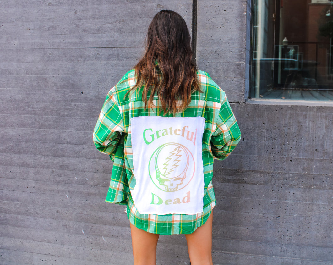 Grateful Dead Vintage Band Flannel