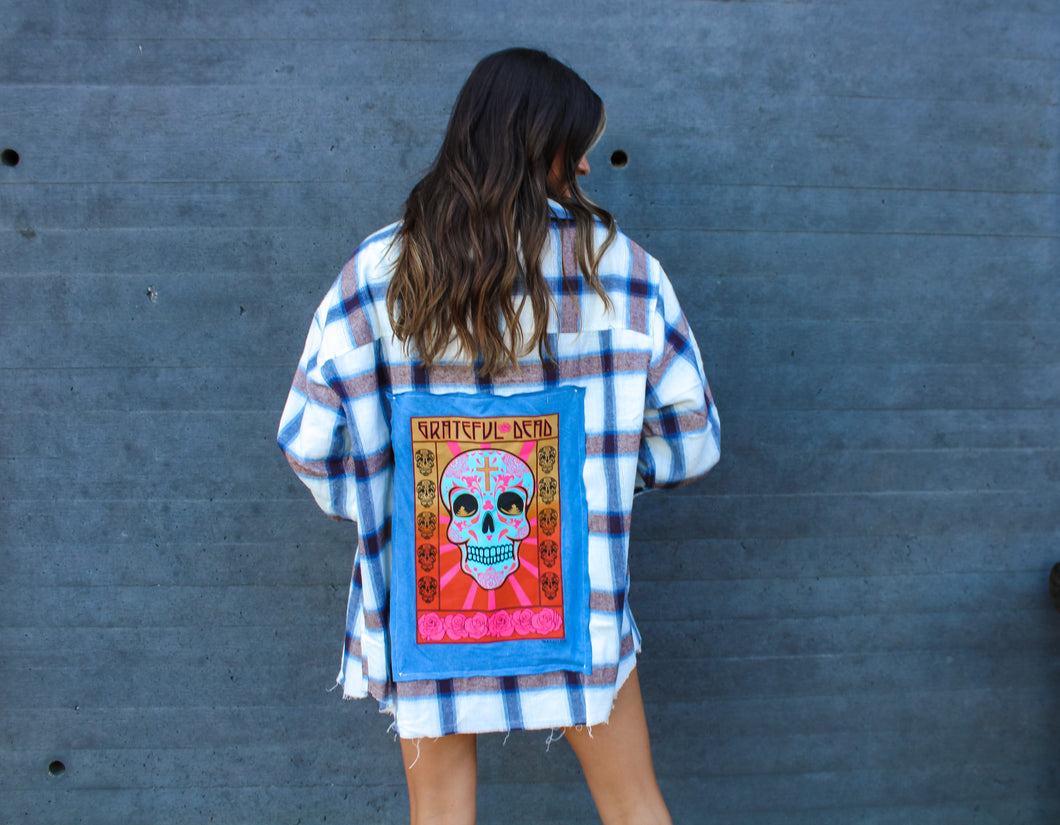 Grateful Dead Vintage Band Flannel